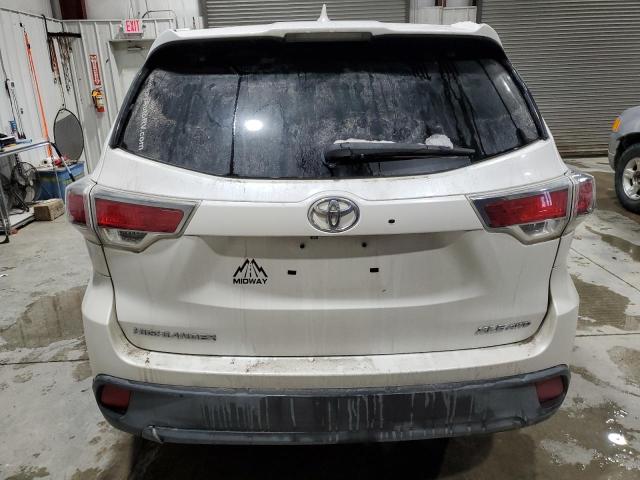 5TDJKRFH1FS123201 - 2015 TOYOTA HIGHLANDER XLE 白色 照片 6