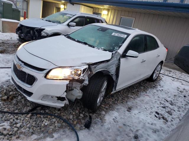 1G11F5SL1FF136773 - 2015 CHEVROLET MALIBU LTZ WHITE photo 1