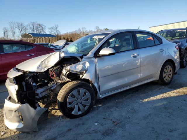 3KPA24AD4LE298796 - 2020 KIA RIO LX SILVER photo 1