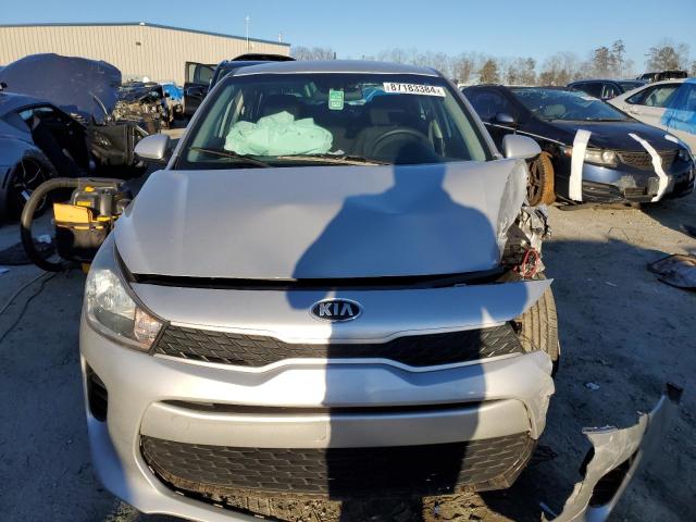 3KPA24AD4LE298796 - 2020 KIA RIO LX SILVER photo 5