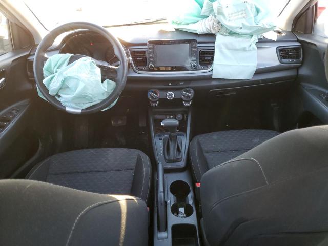 3KPA24AD4LE298796 - 2020 KIA RIO LX SILVER photo 8