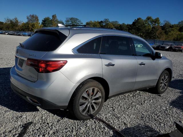 5FRYD4H64EB042332 - 2014 ACURA MDX TECHNOLOGY Srebrny zdjęcie 3