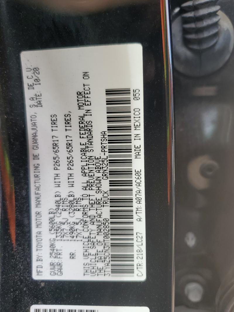 3TYAZ5CN3MT002850 - 2021 TOYOTA TACOMA DOUBLE CAB 黑色 照片 13