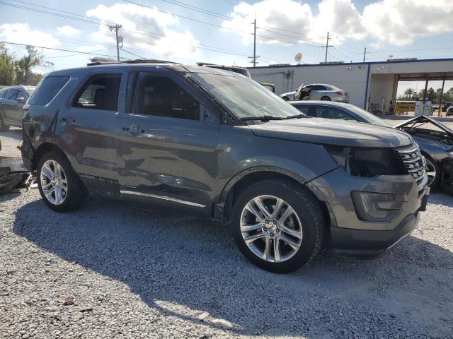 1FM5K7F85GGA32820 - 2016 FORD EXPLORER LIMITED GRAY photo 4