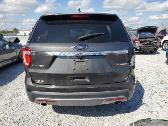 1FM5K7F85GGA32820 - 2016 FORD EXPLORER LIMITED GRAY photo 6
