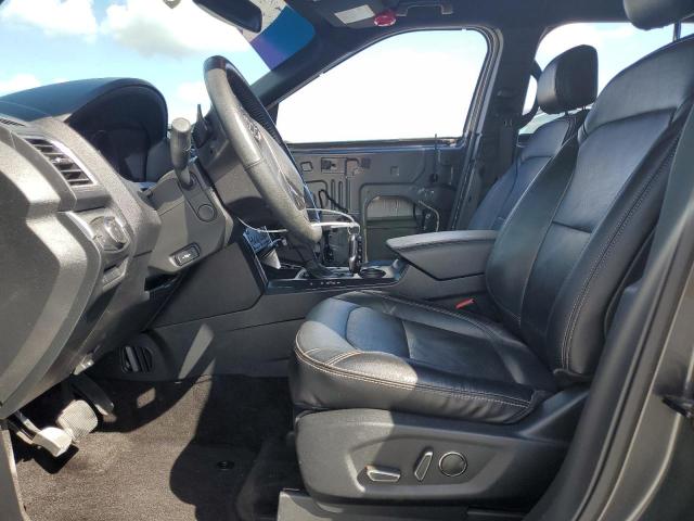 1FM5K7F85GGA32820 - 2016 FORD EXPLORER LIMITED GRAY photo 7