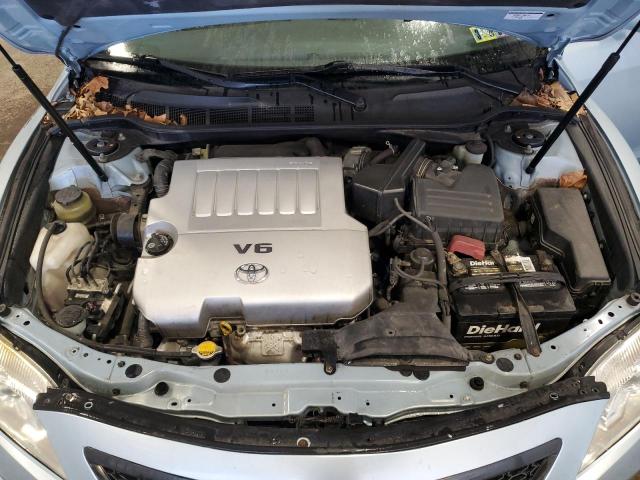 4T1BK46K77U535733 - 2007 TOYOTA CAMRY LE BLUE photo 11