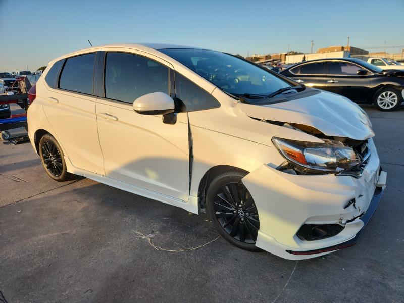 3HGGK5H62LM730574 - 2020 HONDA FIT SPORT WHITE photo 4