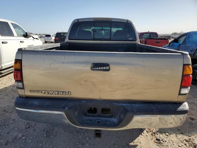 5TBRN34162S294283 - 2002 TOYOTA TUNDRA ACCESS CAB SR5 BEIGE photo 6