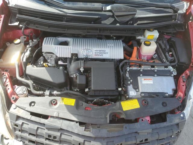 JTDKN3DU3C5378488 - 2012 TOYOTA PRIUS 红色 照片 11