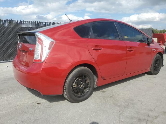 JTDKN3DU3C5378488 - 2012 TOYOTA PRIUS 红色 照片 3