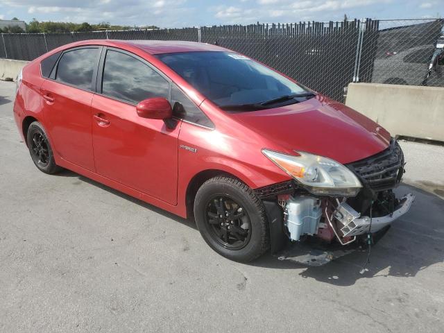 JTDKN3DU3C5378488 - 2012 TOYOTA PRIUS 红色 照片 4