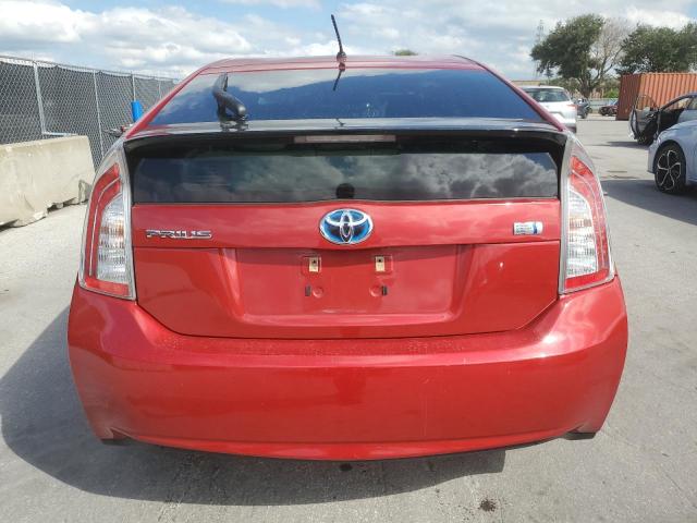 JTDKN3DU3C5378488 - 2012 TOYOTA PRIUS 红色 照片 6