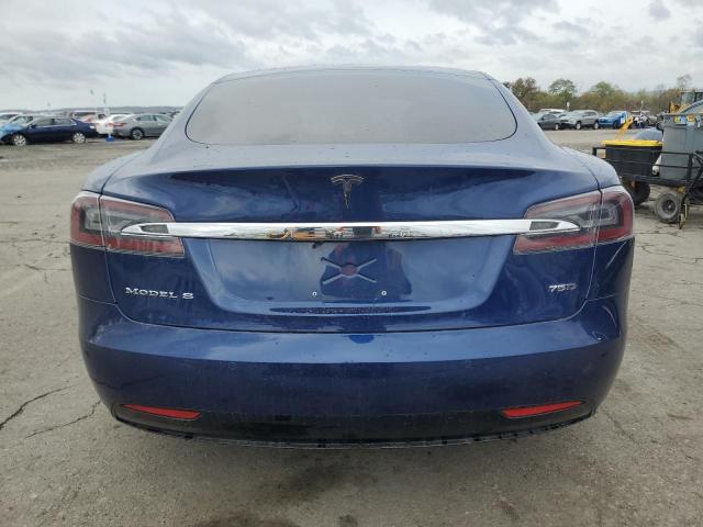 5YJSA1E2XHF204243 - 2017 TESLA MODEL S Mavi foto 6
