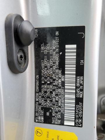 JTEES41AX92120917 - 2009 TOYOTA HIGHLANDER Silber Foto 14