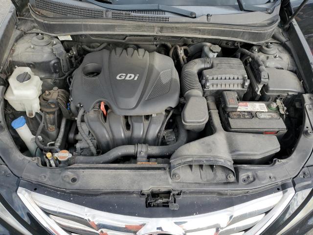 5NPEC4AC5CH350003 - 2012 HYUNDAI SONATA SE BLACK photo 11