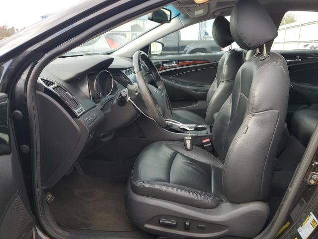 5NPEC4AC5CH350003 - 2012 HYUNDAI SONATA SE BLACK photo 7