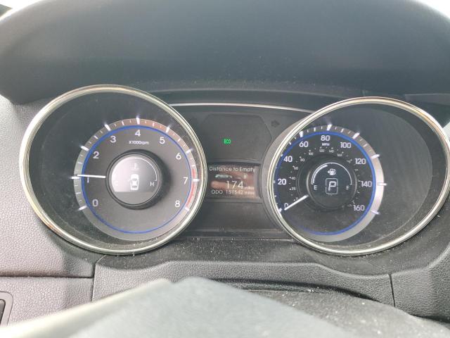 5NPEC4AC5CH350003 - 2012 HYUNDAI SONATA SE BLACK photo 9