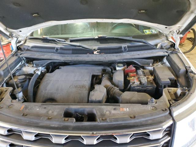 1FM5K8D83GGB03490 - 2016 FORD EXPLORER XLT WHITE photo 12