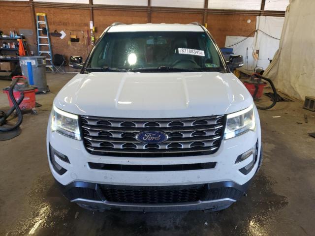 1FM5K8D83GGB03490 - 2016 FORD EXPLORER XLT WHITE photo 5