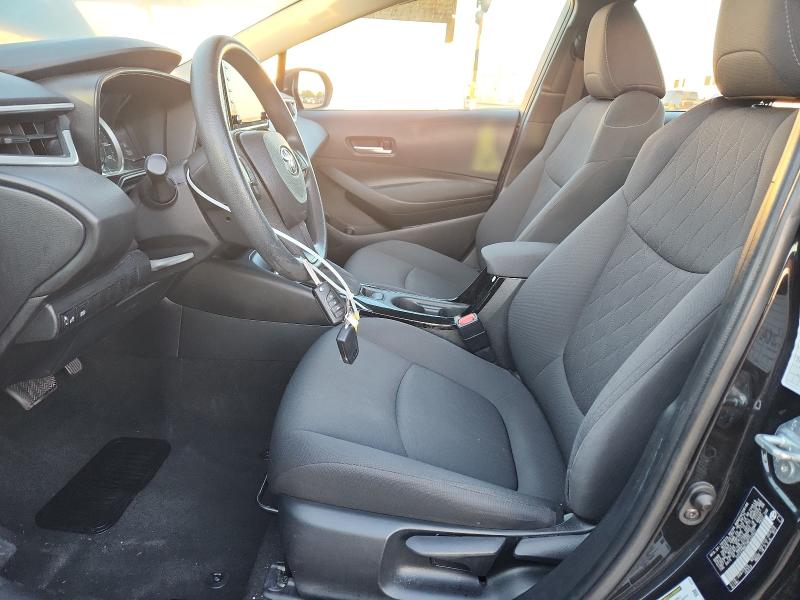 5YFEPMAE5MP233077 - 2021 TOYOTA COROLLA LE BLACK photo 7