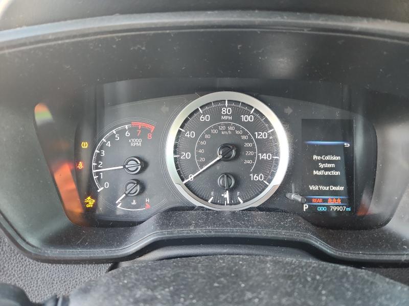 5YFEPMAE5MP233077 - 2021 TOYOTA COROLLA LE BLACK photo 9