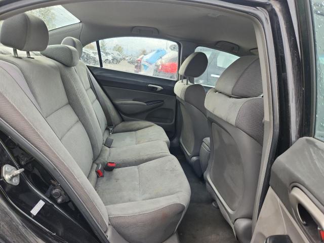 19XFA1F56AE040883 - 2010 HONDA CIVIC LX BLACK photo 10