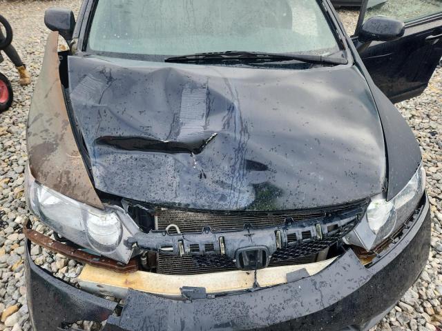 19XFA1F56AE040883 - 2010 HONDA CIVIC LX BLACK photo 11