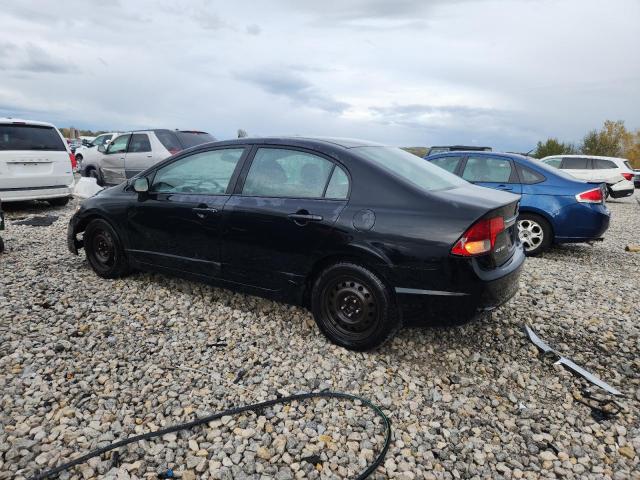 19XFA1F56AE040883 - 2010 HONDA CIVIC LX BLACK photo 2
