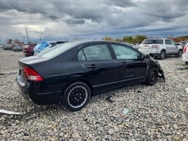 19XFA1F56AE040883 - 2010 HONDA CIVIC LX BLACK photo 3