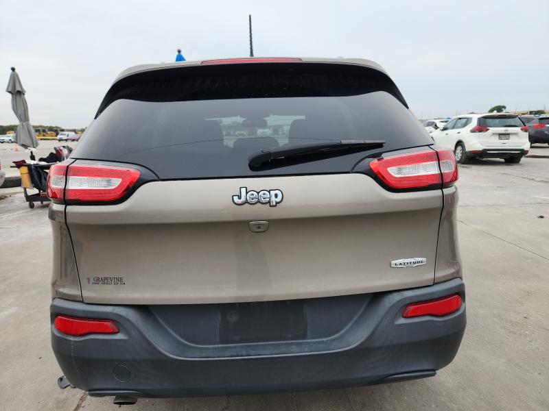 1C4PJLCB8HW626477 - 2017 JEEP CHEROKEE LATITUDE BEIGE photo 6