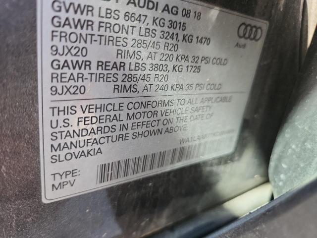 WA1LAAF77KD004685 - 2019 AUDI Q7 PREMIUM PLUS Сұр фото 13