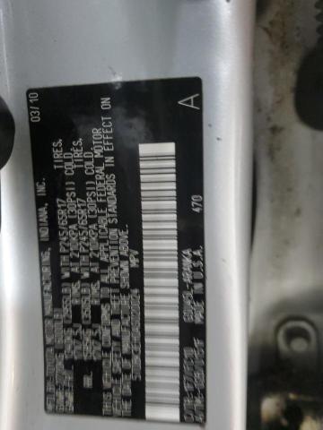 5TDBK3EH0AS020024 - 2010 TOYOTA HIGHLANDER 银色 照片 13