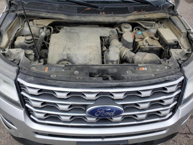 1FM5K8F84GGC25188 - 2016 FORD EXPLORER LIMITED SILVER photo 12
