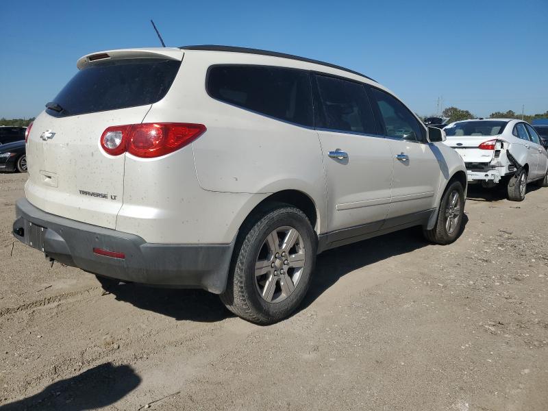 1GNKRGED1CJ398375 - 2012 CHEVROLET TRAVERSE LT 白色 照片 3
