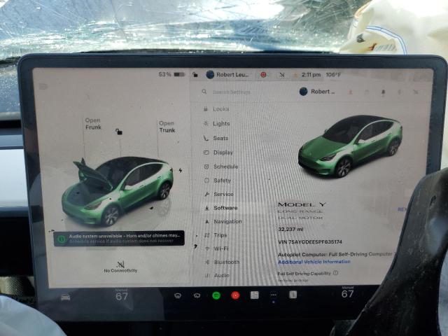 7SAYGDEE5PF635174 - 2023 TESLA MODEL Y Графитовый фото 9