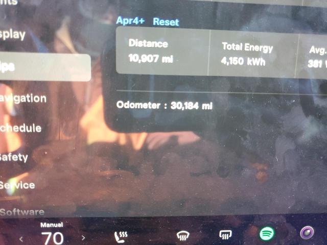 7SAXCBE60PF385654 - 2023 TESLA MODEL X 黑色 照片 9