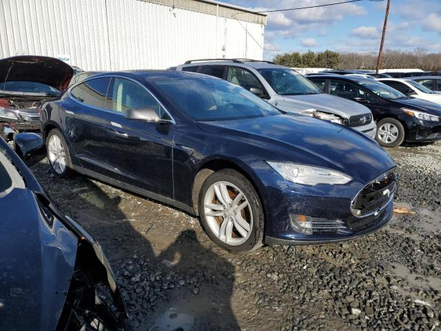5YJSA1H19EFP63331 - 2014 TESLA MODEL S Mavi foto 4