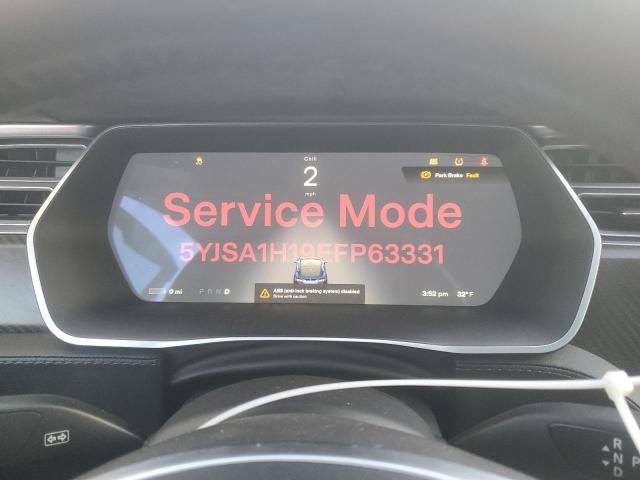 5YJSA1H19EFP63331 - 2014 TESLA MODEL S Mavi foto 9