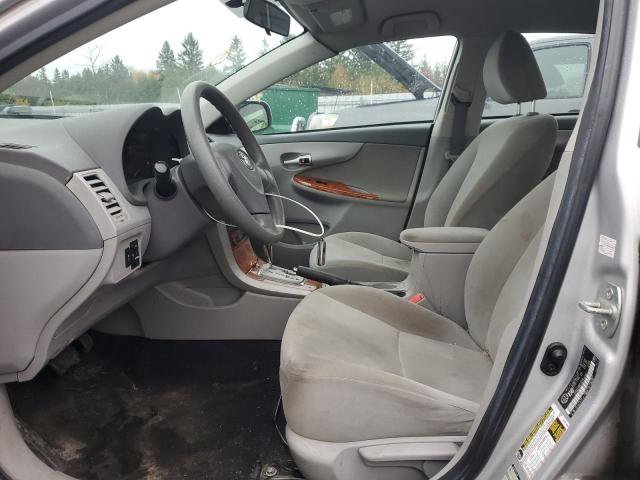 2T1BU4EE7AC330881 - 2010 TOYOTA COROLLA BASE SILVER photo 7