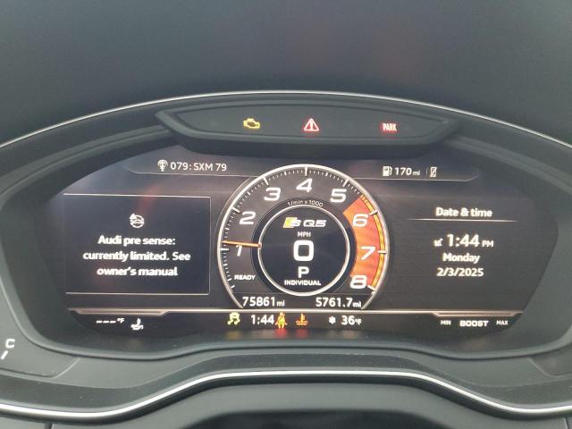 WA1C4AFY2J2090045 - 2018 AUDI SQ5 PRESTIGE BLUE photo 9