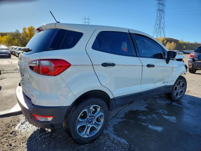 MAJ3S2FE2LC371496 - 2020 FORD ECOSPORT S WHITE photo 3