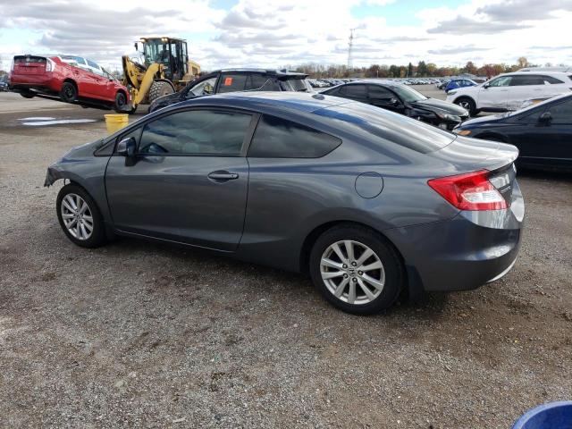 2HGFG3B95CH003433 - 2012 HONDA CIVIC EXL GRAY photo 2