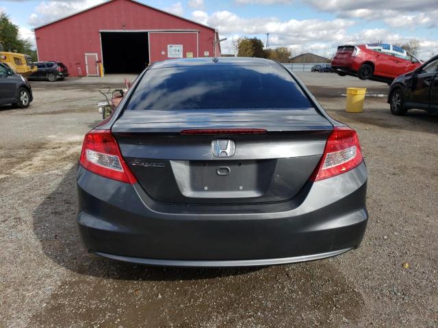 2HGFG3B95CH003433 - 2012 HONDA CIVIC EXL GRAY photo 6