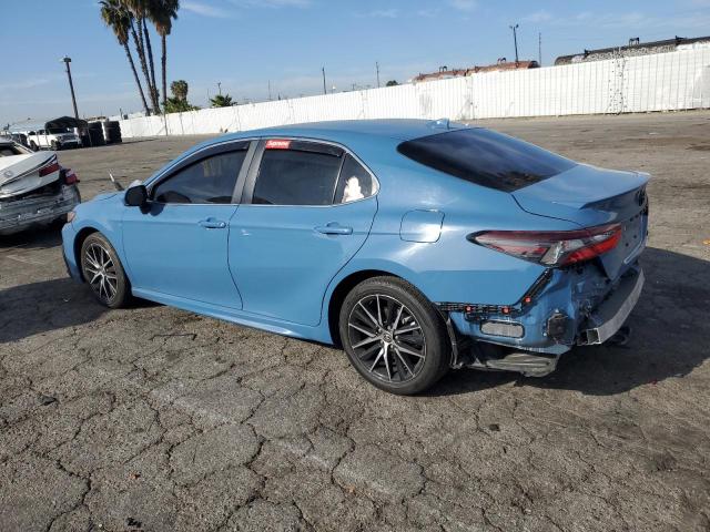 4T1T11AK7RU214663 - 2024 TOYOTA CAMRY SE NIGHT SHADE BLUE photo 2