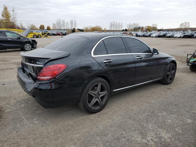 55SWF4KBXFU002314 - 2015 MERCEDES-BENZ C 300 4MATIC BLACK photo 3