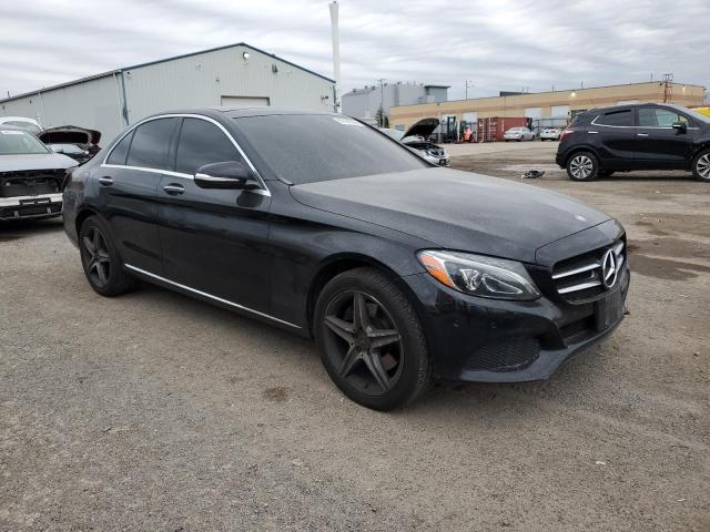 55SWF4KBXFU002314 - 2015 MERCEDES-BENZ C 300 4MATIC BLACK photo 4