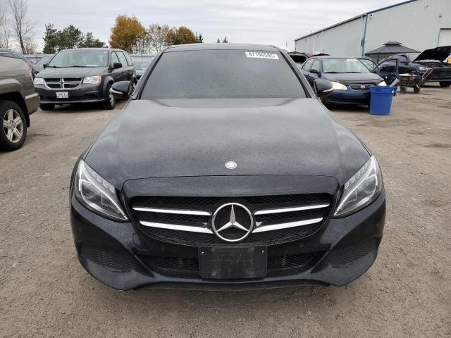 55SWF4KBXFU002314 - 2015 MERCEDES-BENZ C 300 4MATIC BLACK photo 5