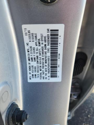 1HGCR2F89FA149913 - 2015 HONDA ACCORD EXL SILVER photo 13