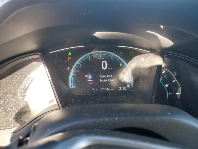 2HGFC2F62MH523080 - 2021 HONDA CIVIC LX GRAY photo 9